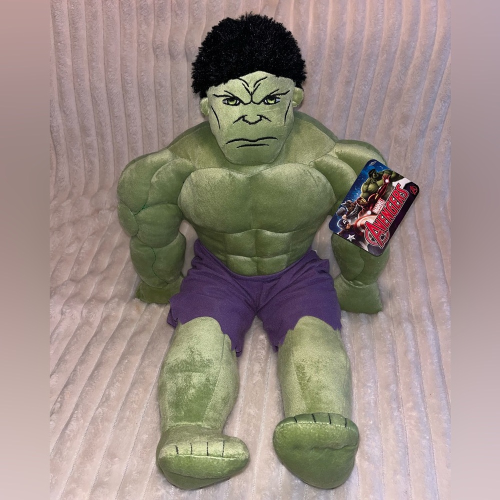 NEW! MARVEL Avengers Hulk Plush 23" X 15" Green Pillow Buddy